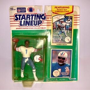1990 WARREN MOON Houston Oilers Starting Lineup Kenner